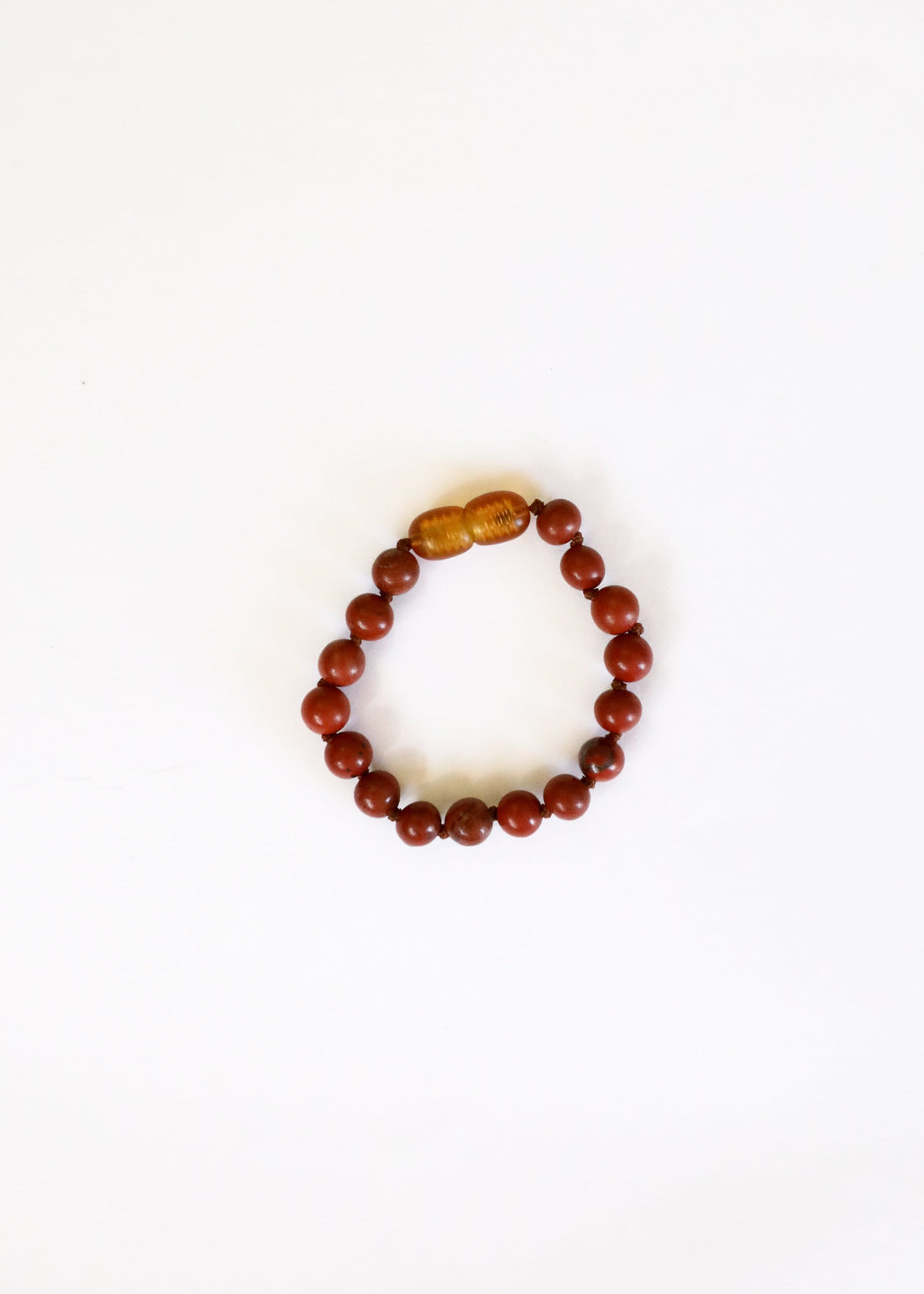 Pure Gemstone + Red Jasper || Anklet or Bracelet by CanyonLeaf