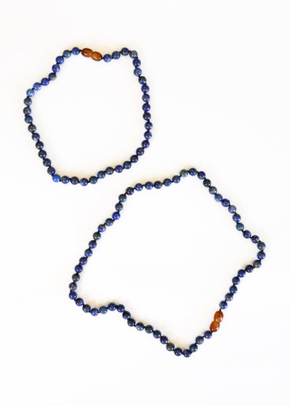 Pure Gemstone + Lapis || Necklace by CanyonLeaf