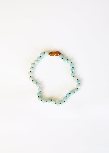 Pure Gemstone + Amazonite || Necklace by CanyonLeaf