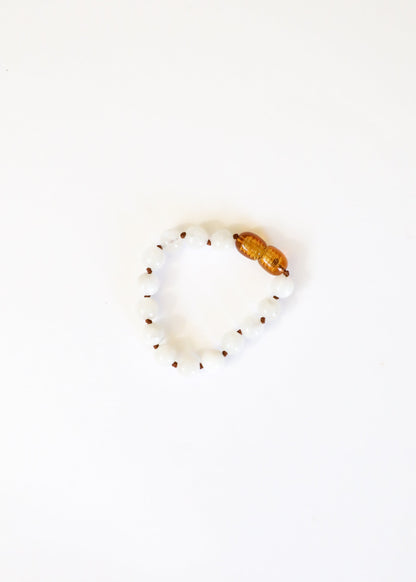 Pure Gemstone + Moonstone || Anklet or Bracelet by CanyonLeaf