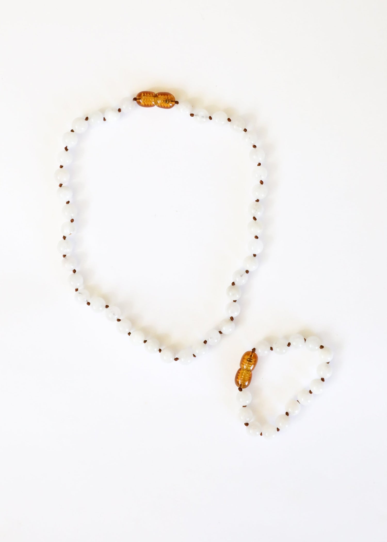 Pure Gemstone + Moonstone || Anklet or Bracelet by CanyonLeaf