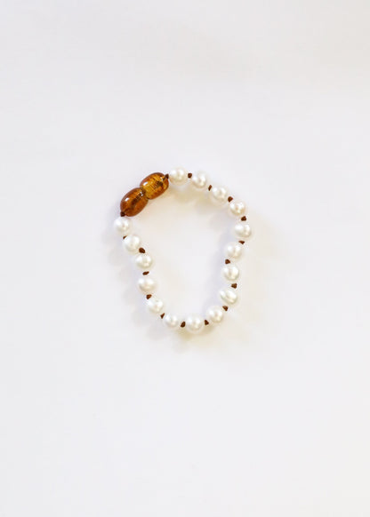 Pure Gemstone + Pearl || Anklet or Bracelet by CanyonLeaf
