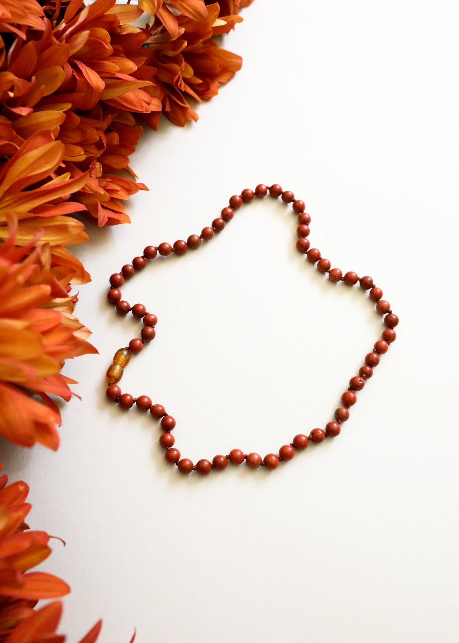 Pure Gemstone + Red Jasper || Necklace by CanyonLeaf