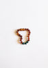 Raw Cognac Baltic Amber + Malachite || Anklet or Bracelet by CanyonLeaf