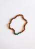 Raw Cognac Baltic Amber + Malachite || Necklace by CanyonLeaf