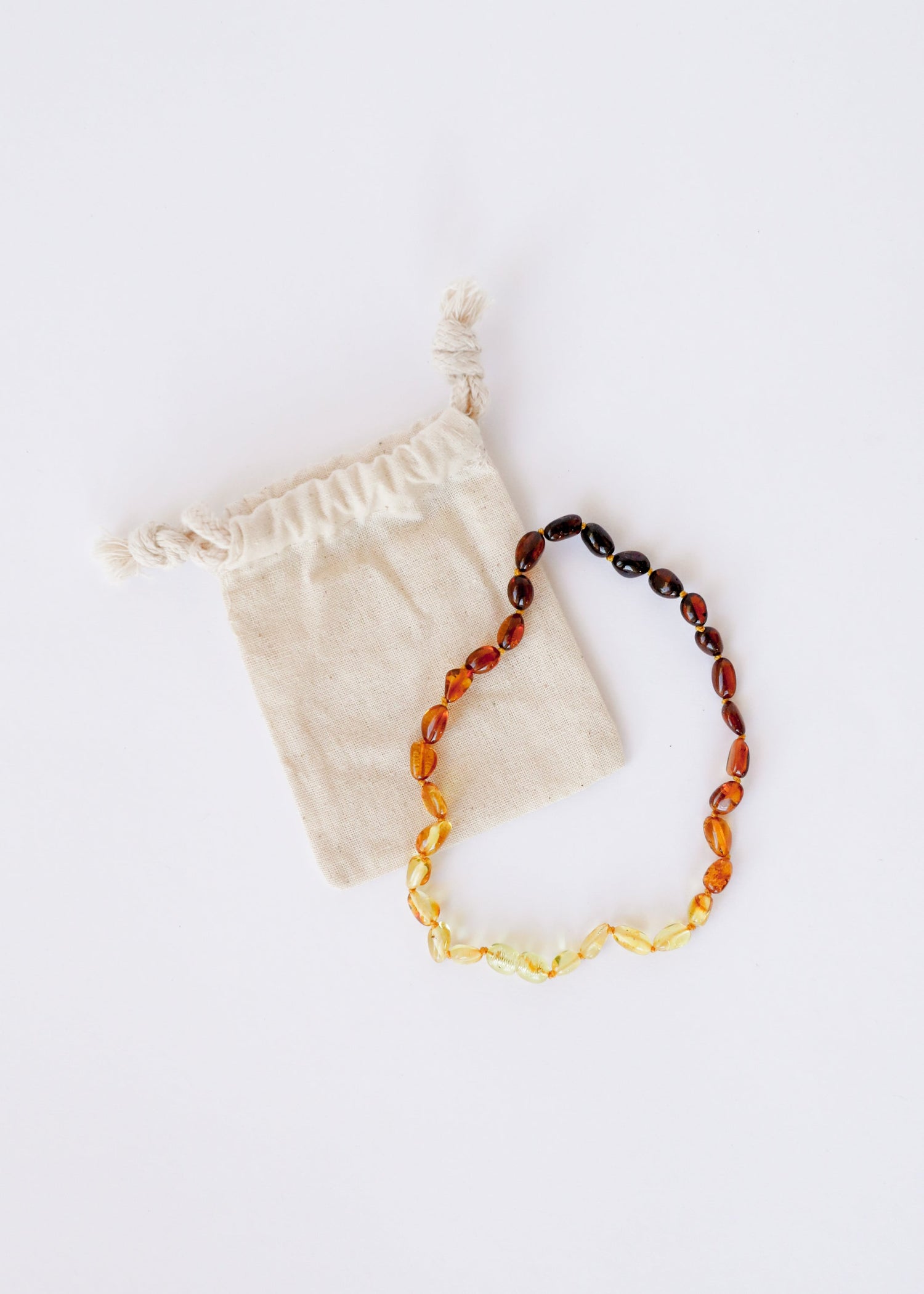 Polished Ombre Baltic Amber || Necklace by CanyonLeaf