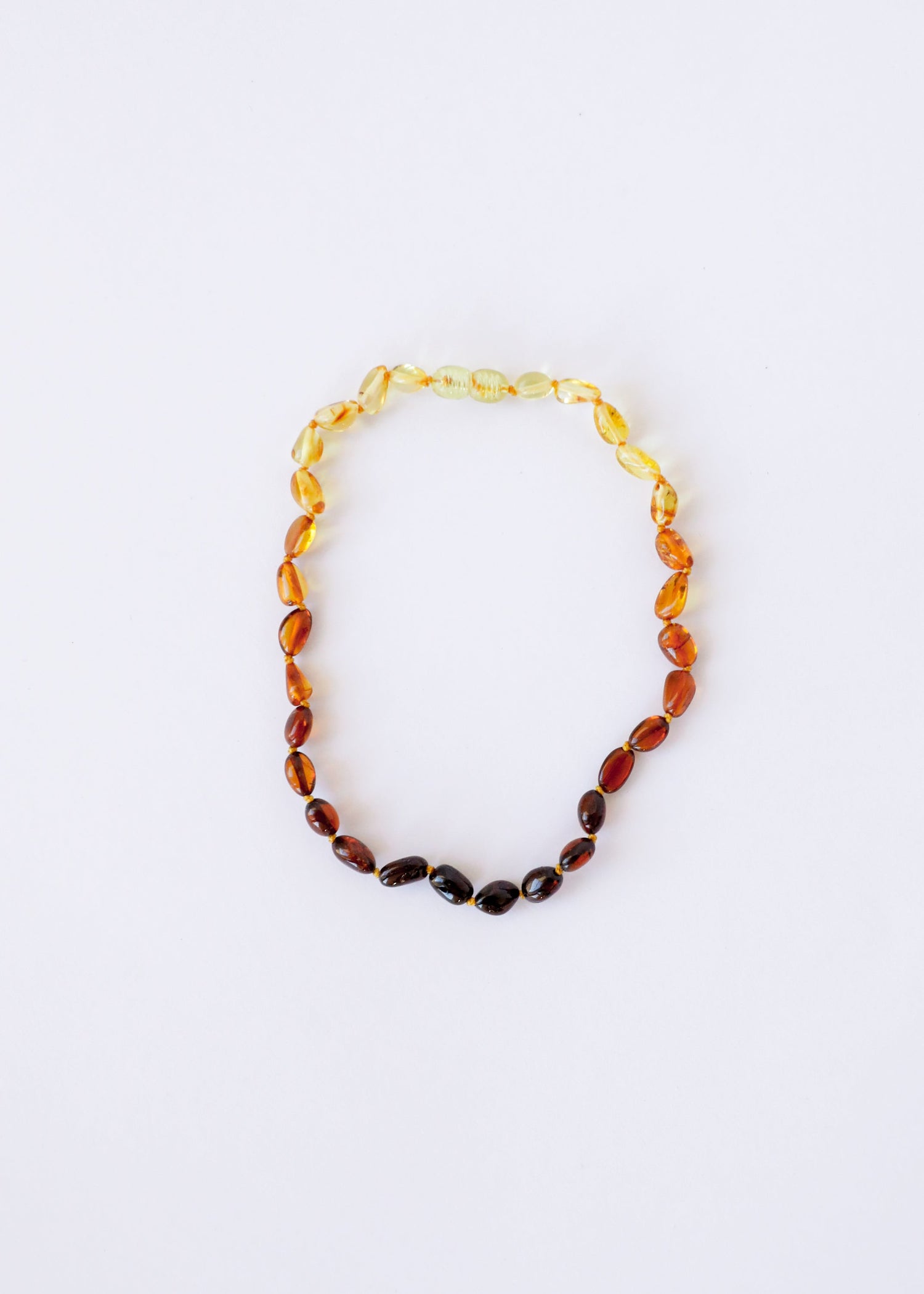 Polished Ombre Baltic Amber || Necklace by CanyonLeaf