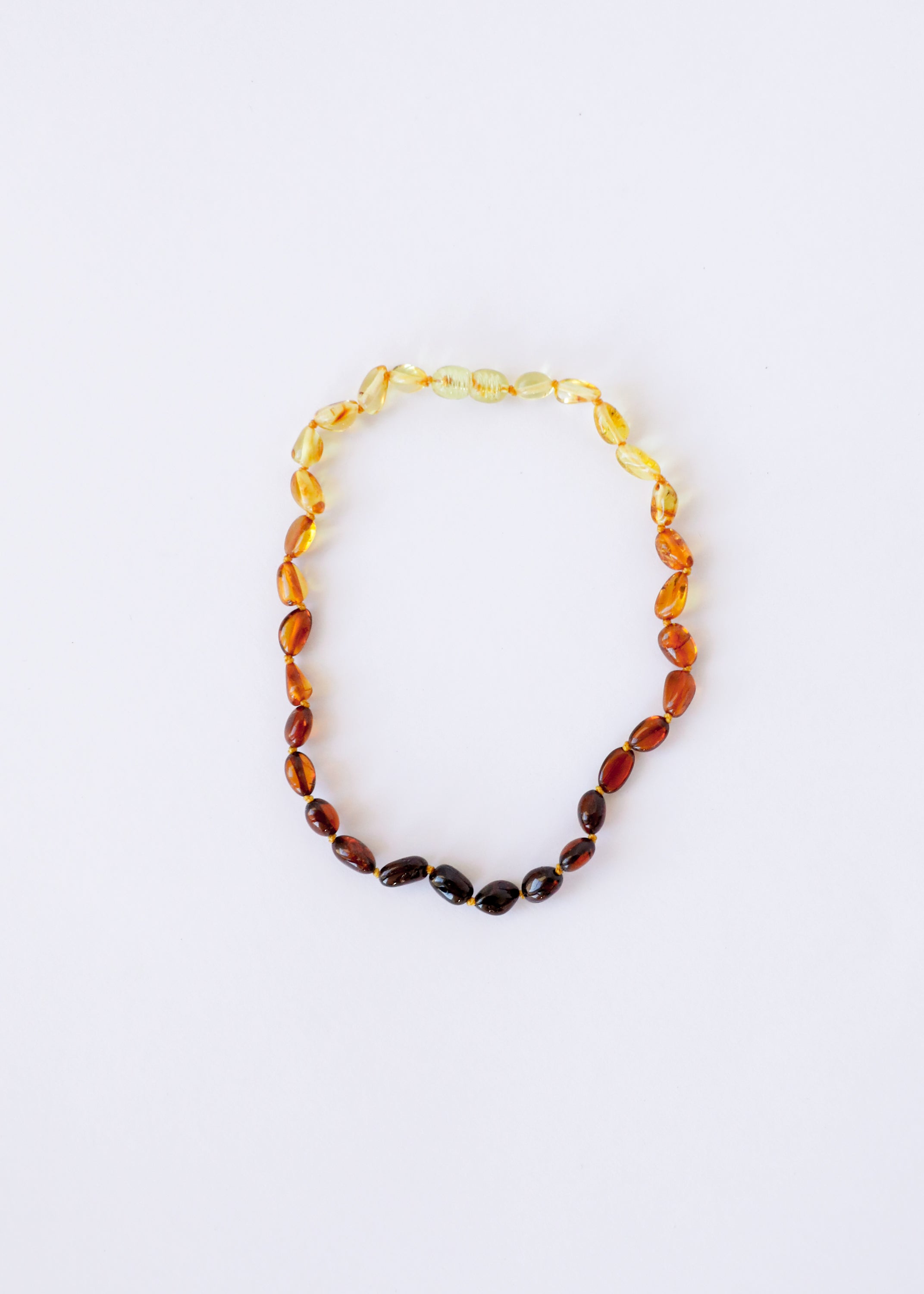 Polished Ombre Baltic Amber || Necklace by CanyonLeaf