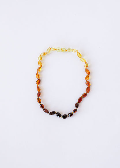 Polished Ombre Baltic Amber || Necklace by CanyonLeaf