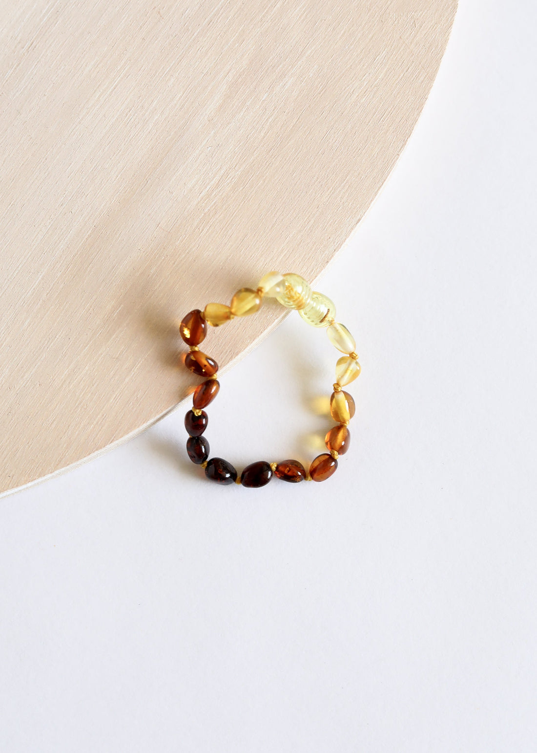 Polished Ombre Baltic Amber || Anklet or Bracelet by CanyonLeaf