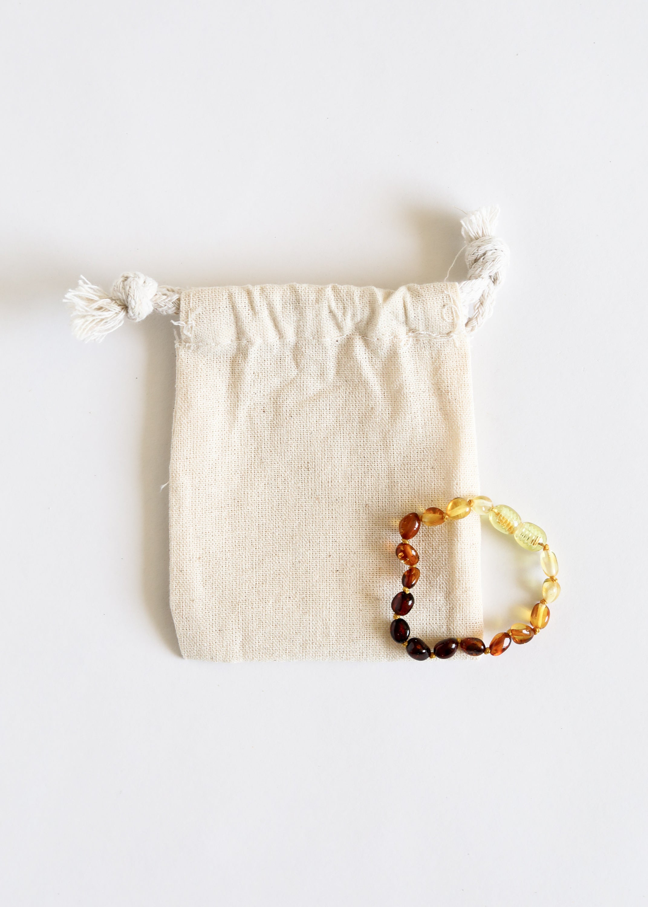 Polished Ombre Baltic Amber || Anklet or Bracelet by CanyonLeaf