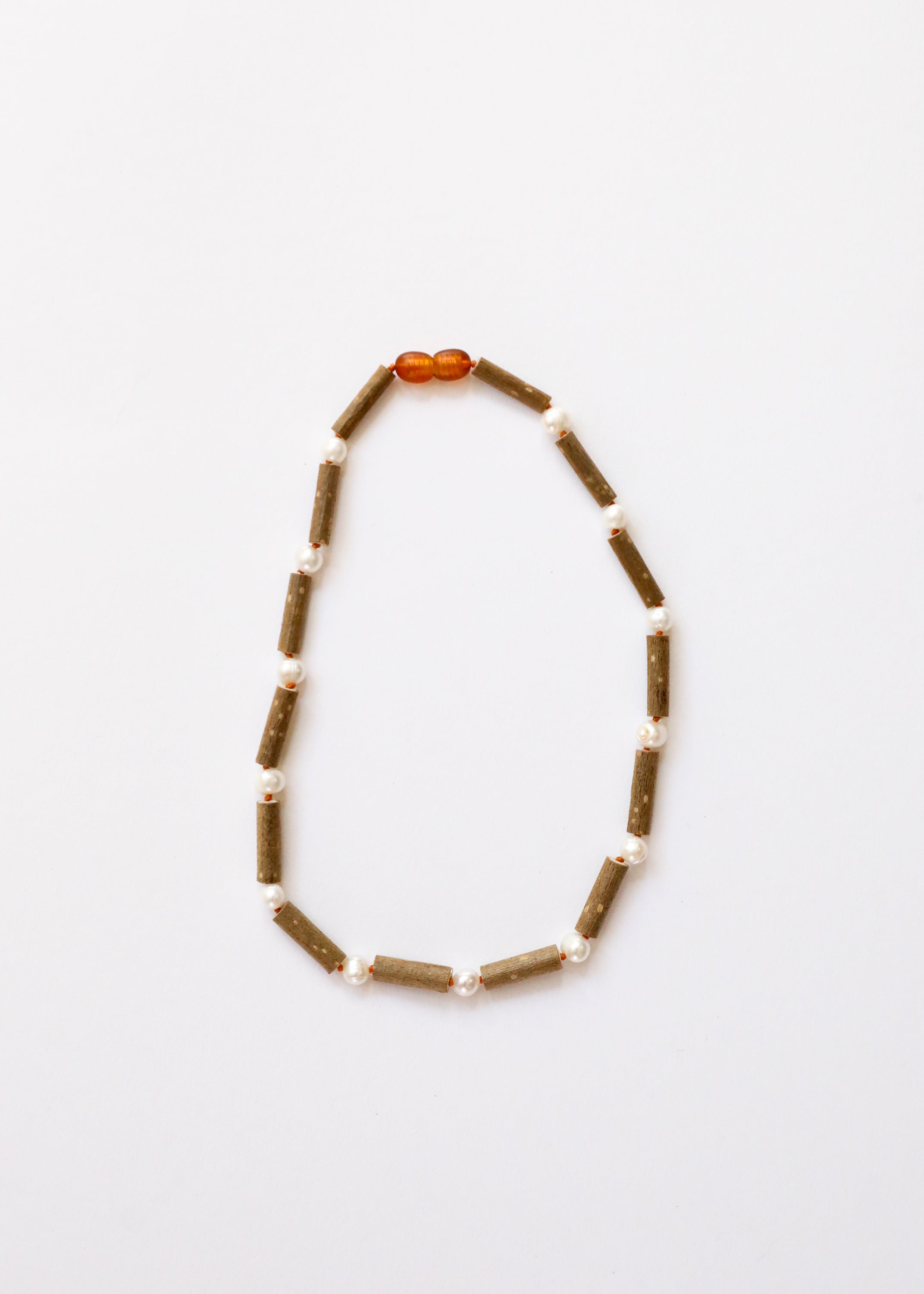 Hazelwood + Pearl || Beaded Necklace || by CanyonLeaf