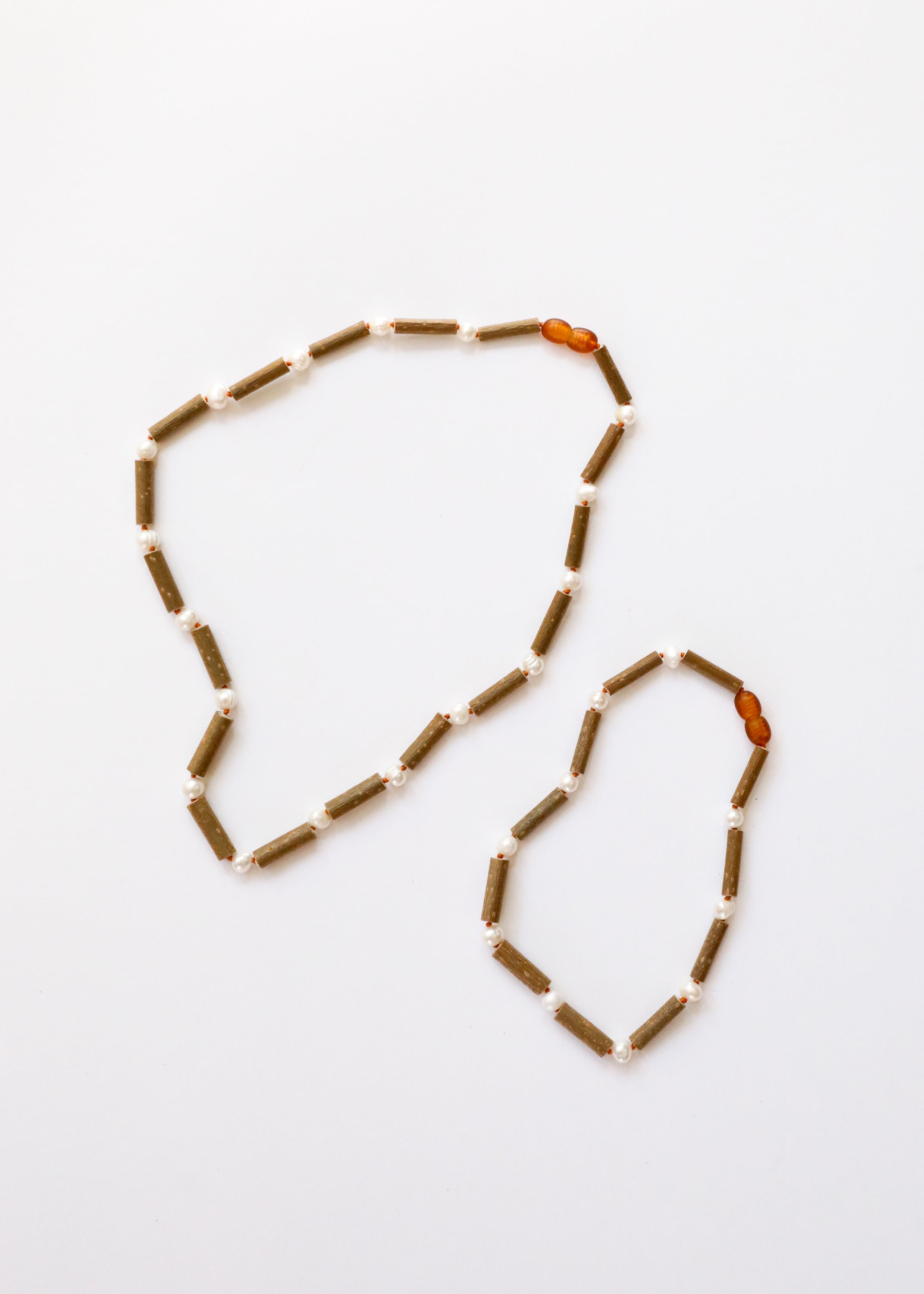 Hazelwood + Pearl || Beaded Necklace || by CanyonLeaf