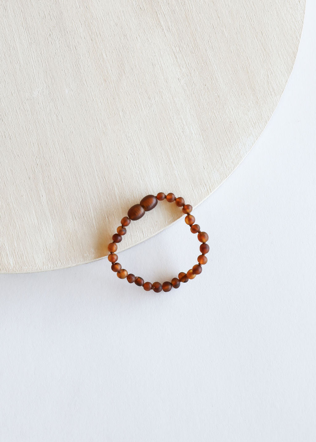 Raw Cognac Baltic Amber || Anklet or Bracelet by CanyonLeaf