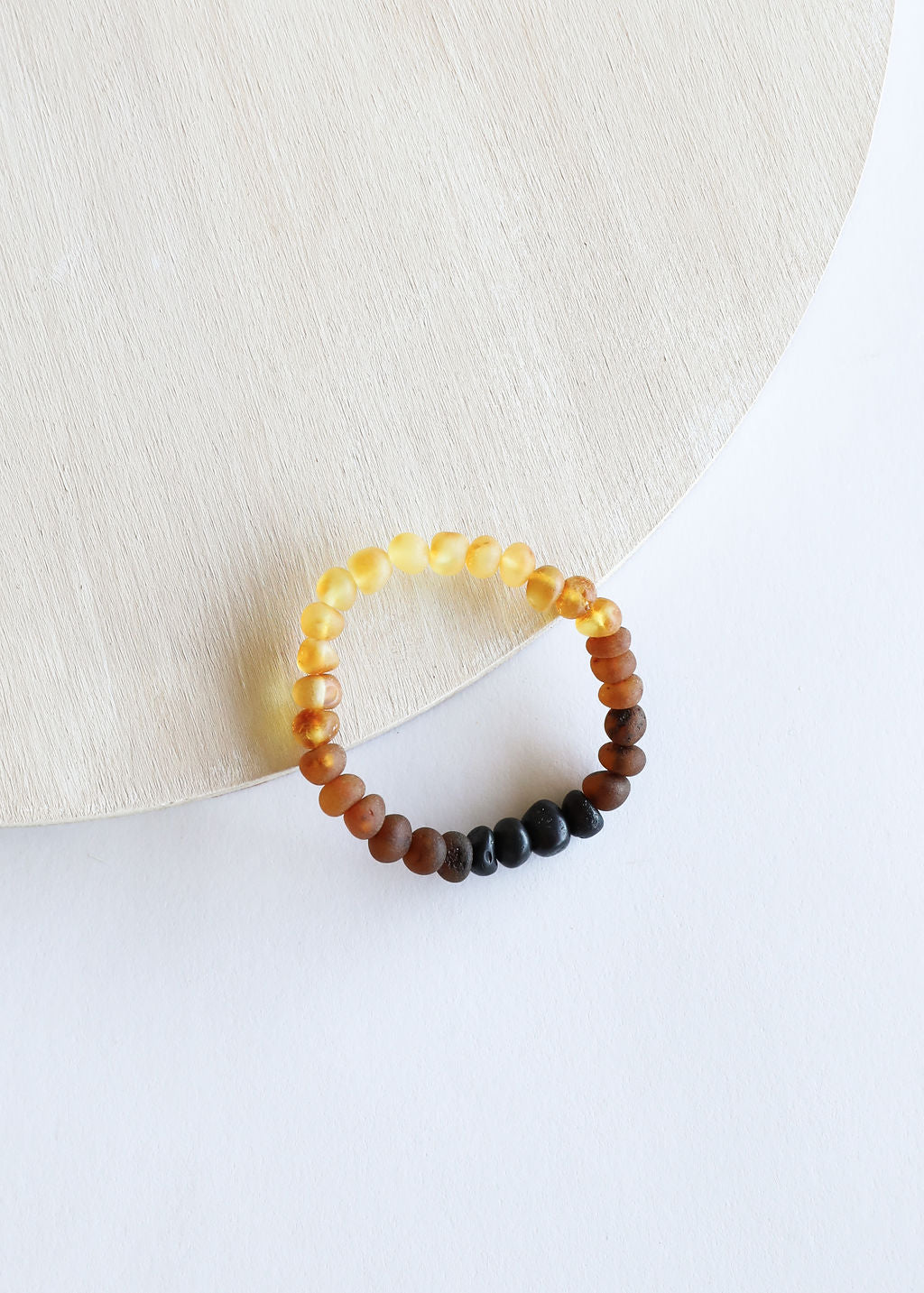 Raw Ombrè Baltic Amber || Adult Bracelet by CanyonLeaf