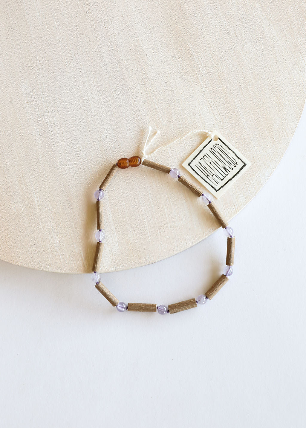 Hazelwood + Amethyst Necklace by CanyonLeaf