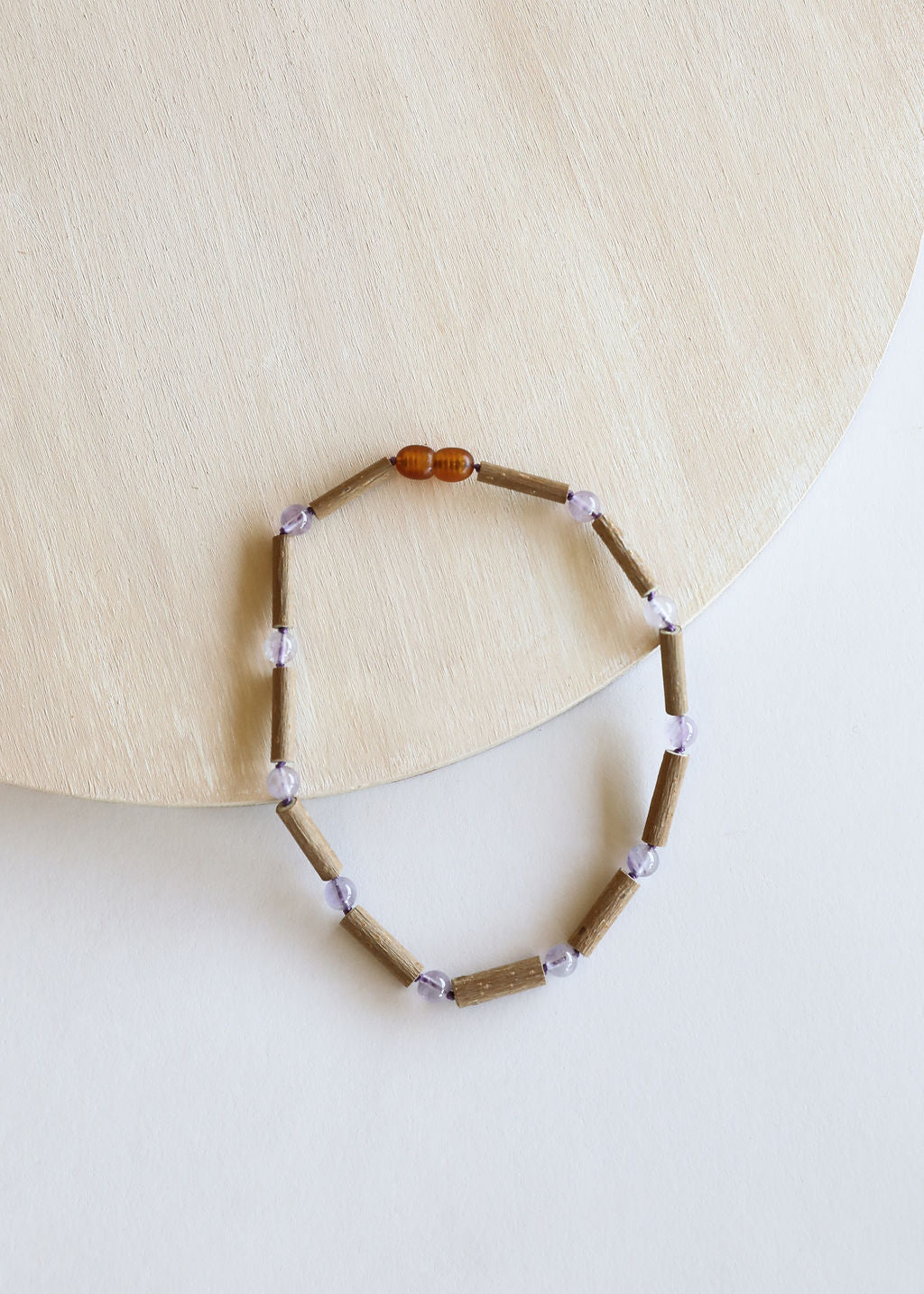Hazelwood + Amethyst Necklace by CanyonLeaf