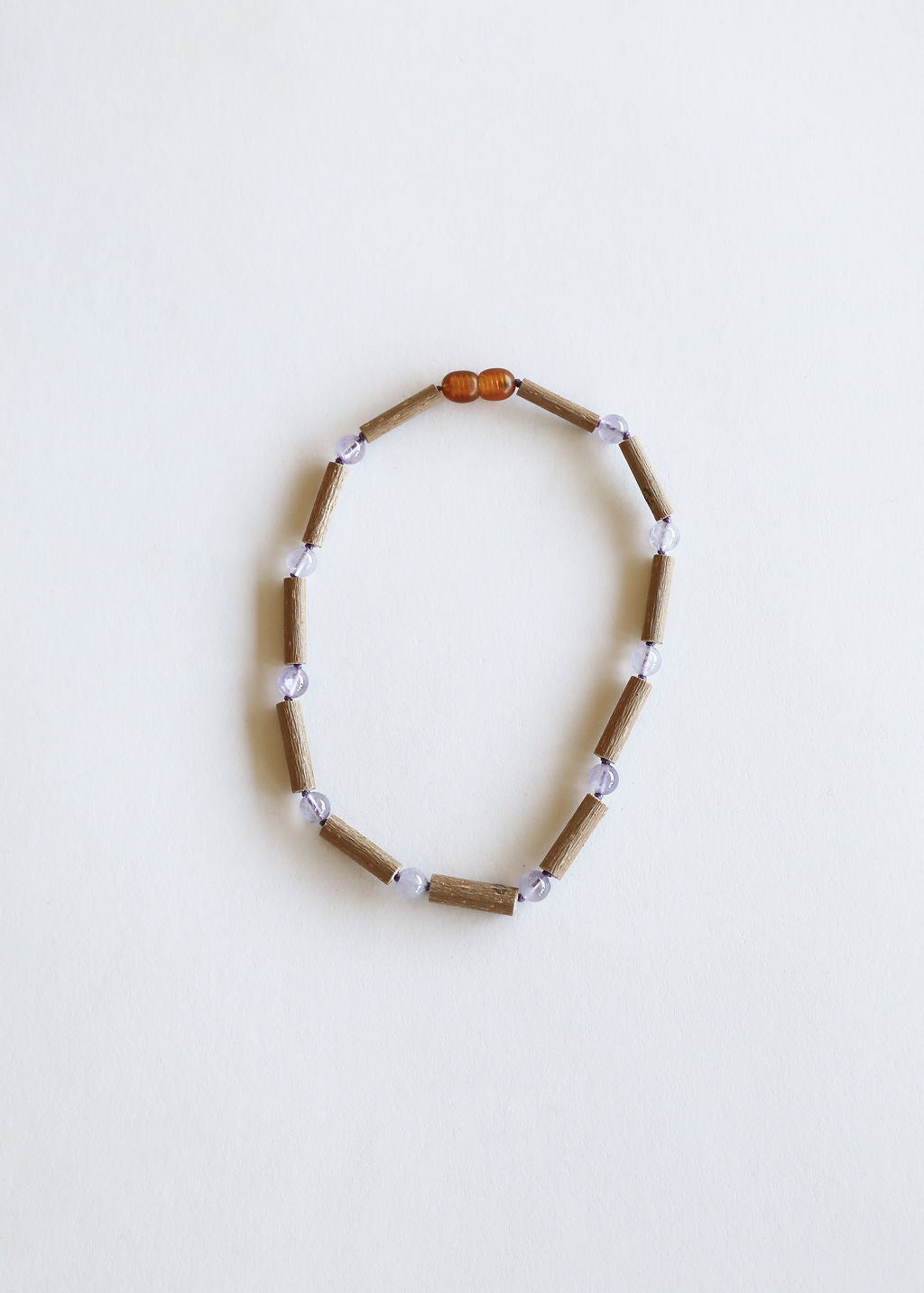 Hazelwood + Amethyst Necklace by CanyonLeaf