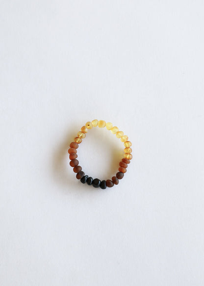 Raw Ombrè Baltic Amber || Adult Bracelet by CanyonLeaf