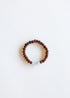 Raw Cognac Baltic Amber + Aquamarine || Adult Bracelet by CanyonLeaf