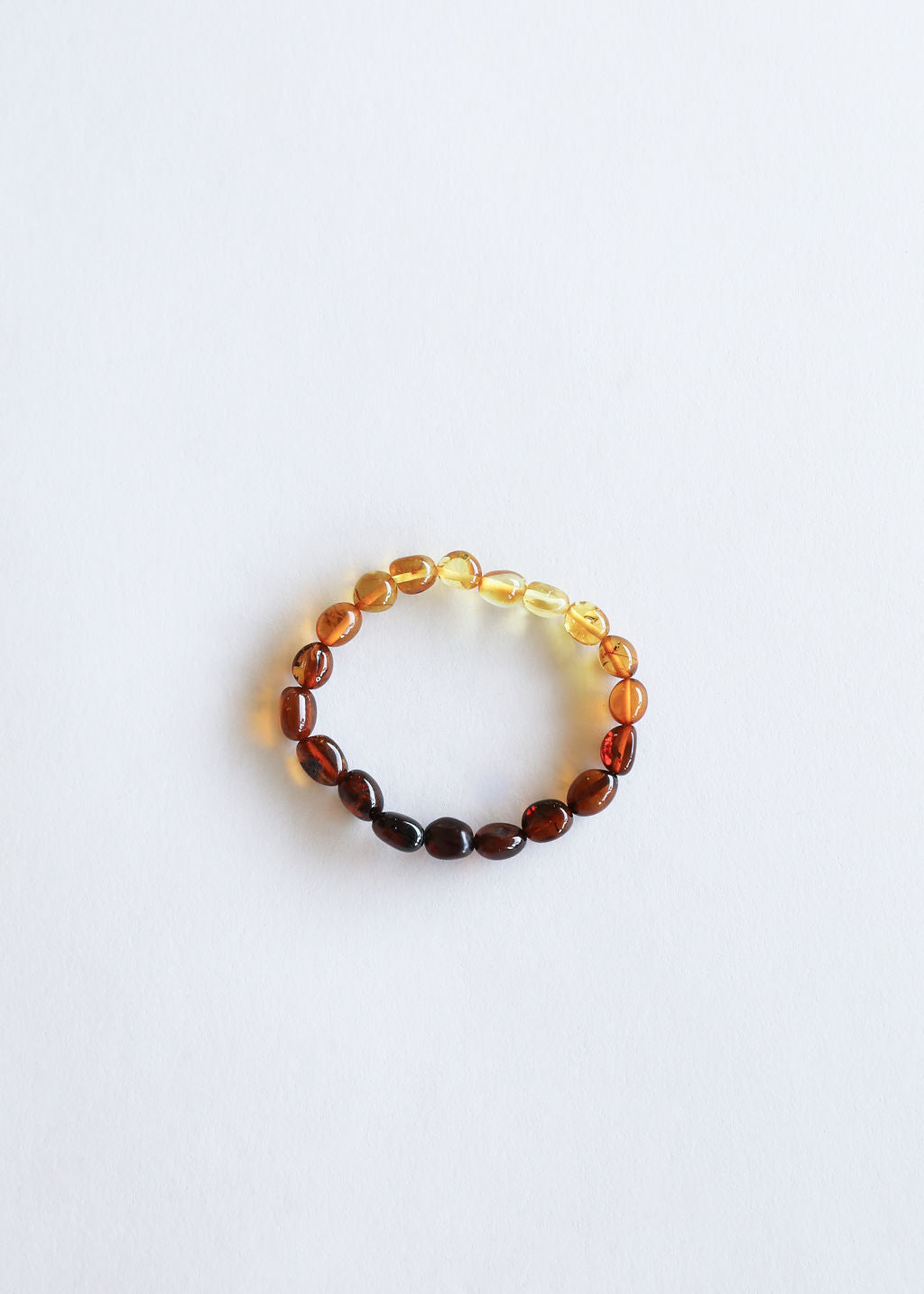 Polished Ombre Baltic Sea Amber || Adult Bracelet by CanyonLeaf