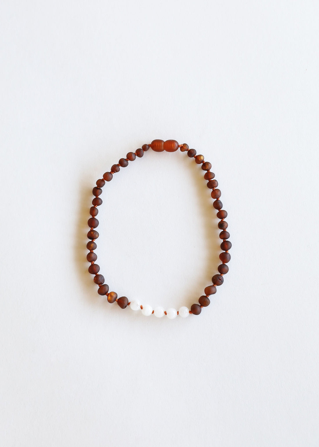 Raw Cognac Baltic Amber + Moonstone || Necklace Set by CanyonLeaf