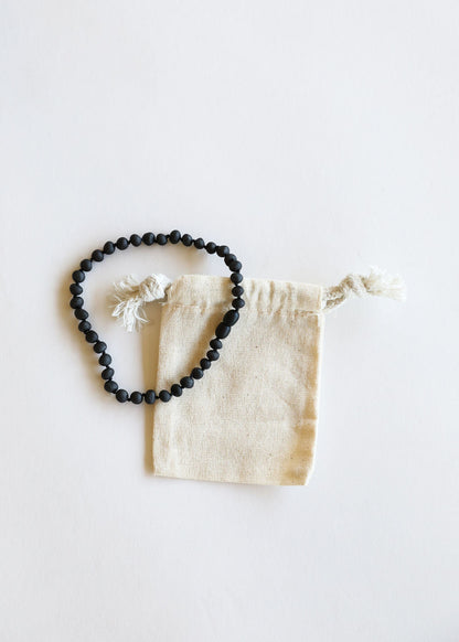 Raw Black Baltic Amber || Necklace by CanyonLeaf