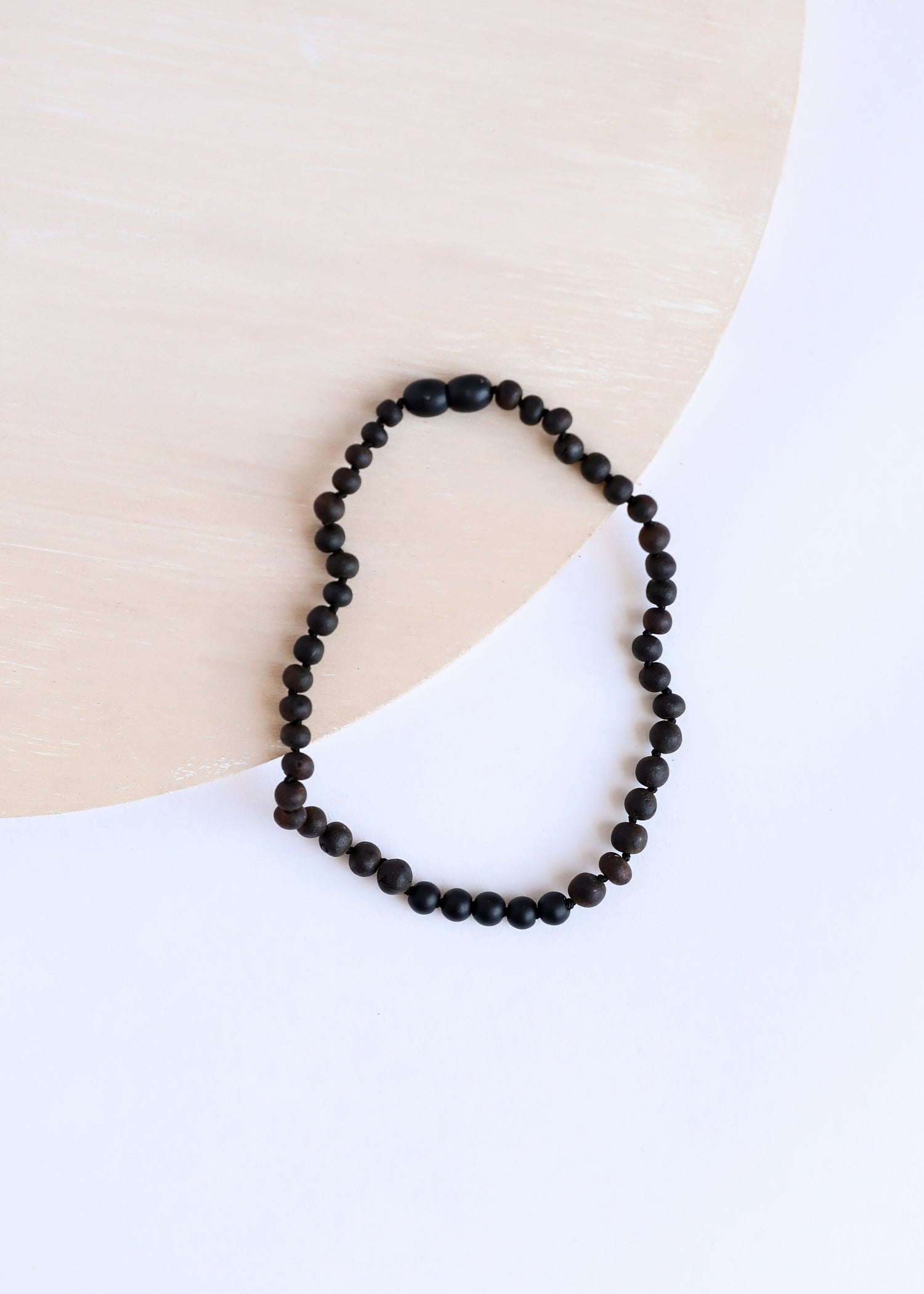 Raw Black Baltic Amber + Shungite Necklace by CanyonLeaf