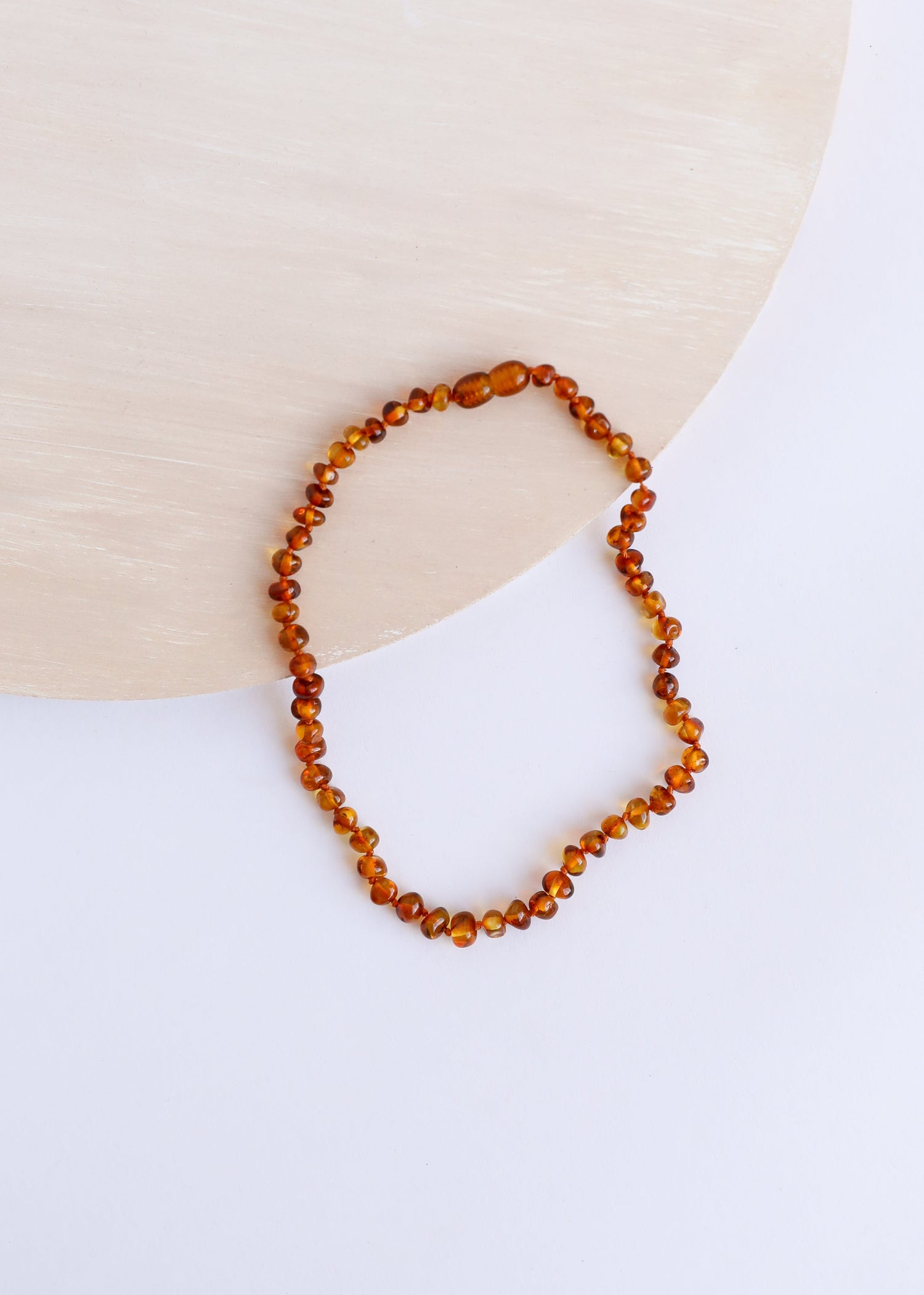 Polished Cognac Baltic Amber || Necklace by CanyonLeaf