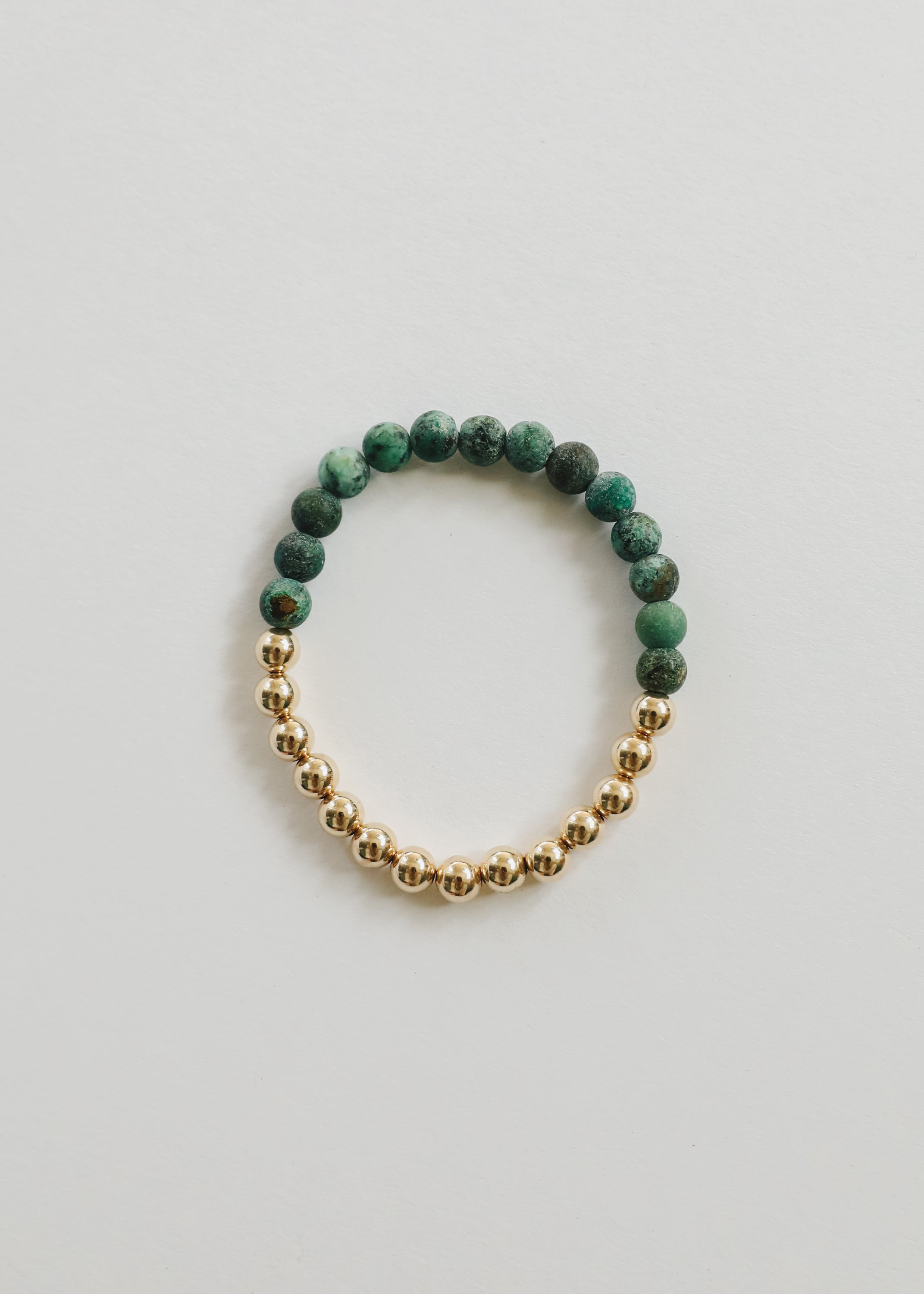 Turquoise Jasper :14k Gold Filled Sun + Moon || Adult Bracelets by CanyonLeaf