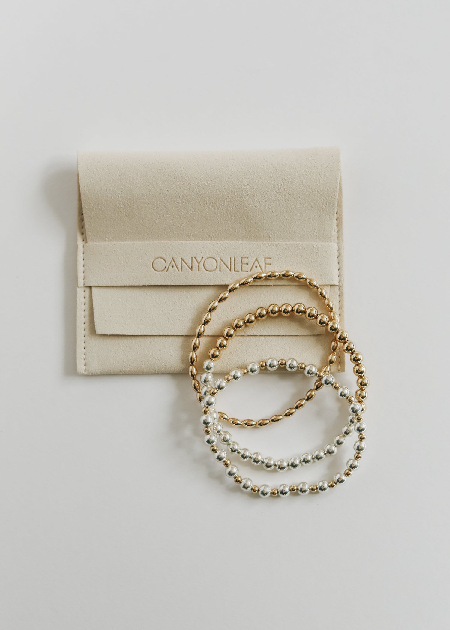 Sterling Silver + 14k Gold Filled Sun || Beaded Bracelet by CanyonLeaf