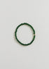 Dainty Green Jade + 14K Gold Filled || Beaded Stretch Bracelet by CanyonLeaf