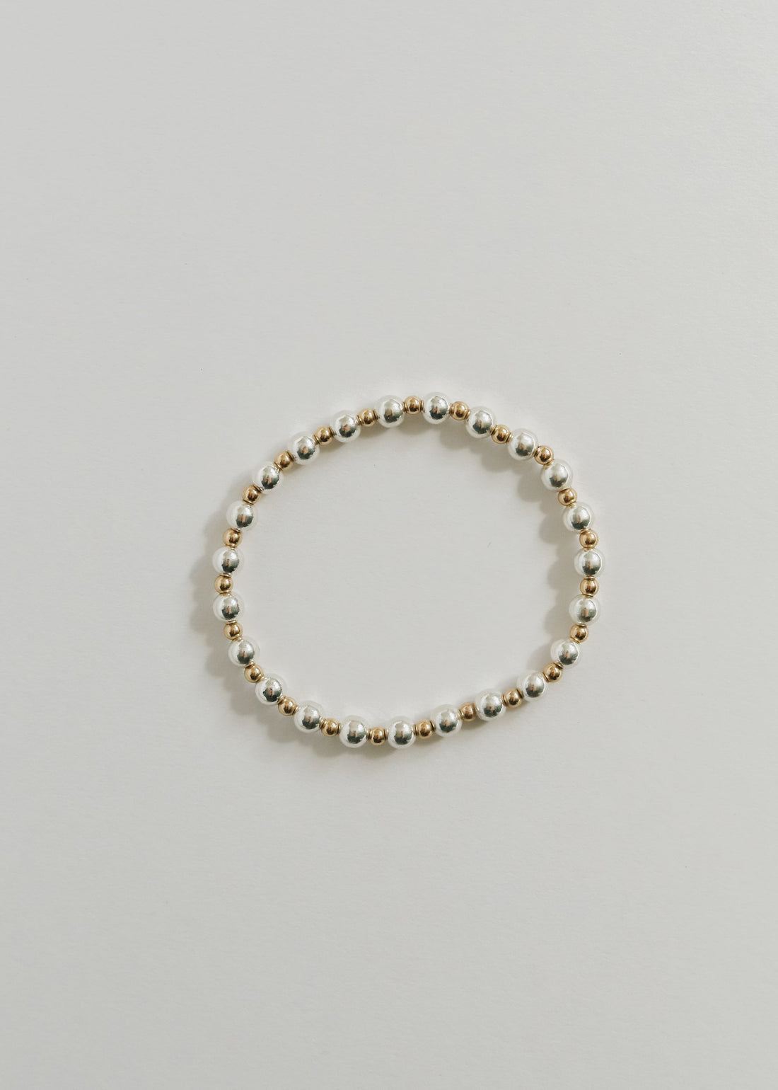 Sterling Silver + 14k Gold Filled Sun || Beaded Bracelet by CanyonLeaf