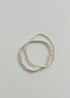 Sterling Silver || Beaded Stretch Anklet or Bracelet by CanyonLeaf
