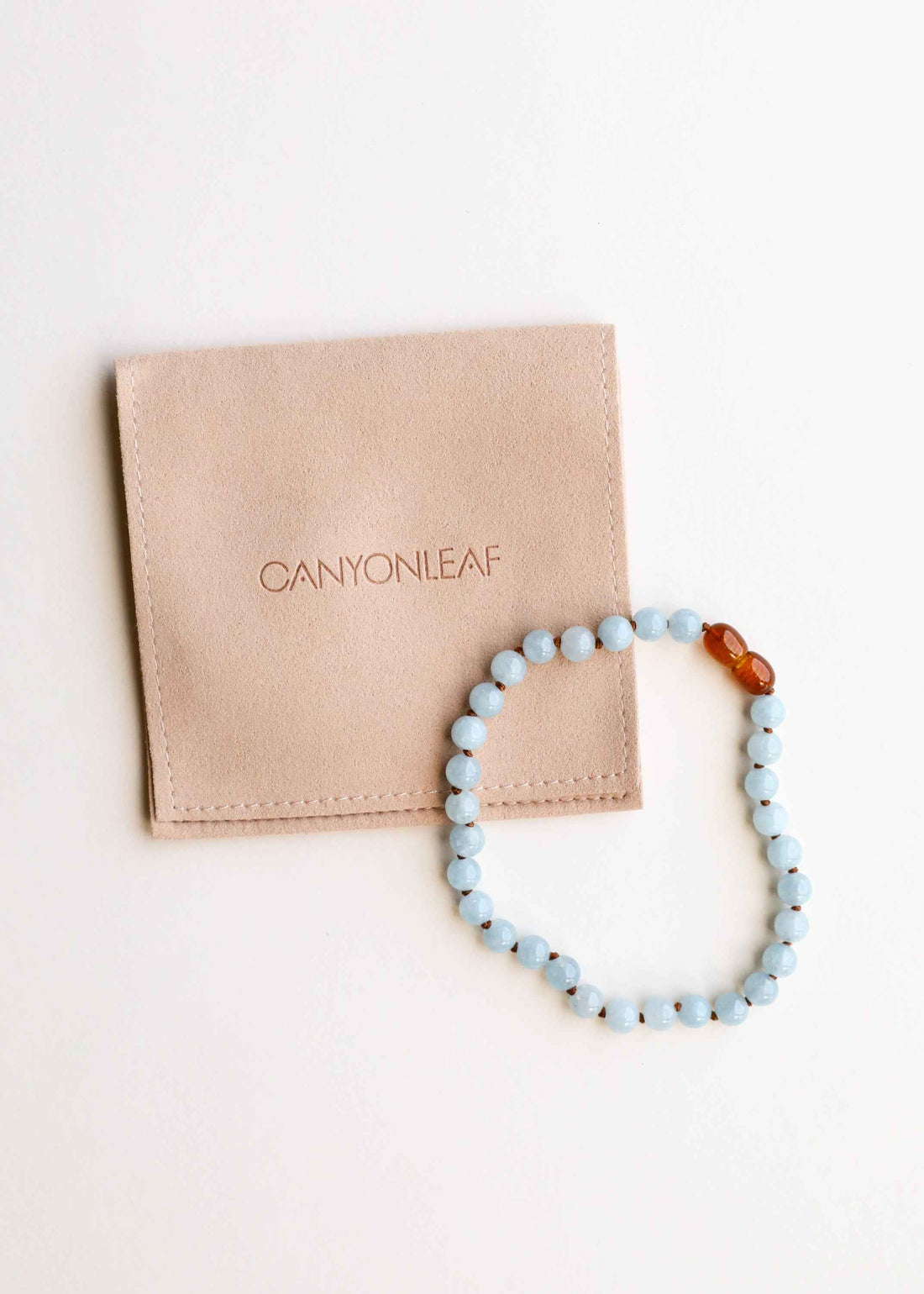 Pure Gemstone + Aquamarine|| Anklet or Bracelet by CanyonLeaf