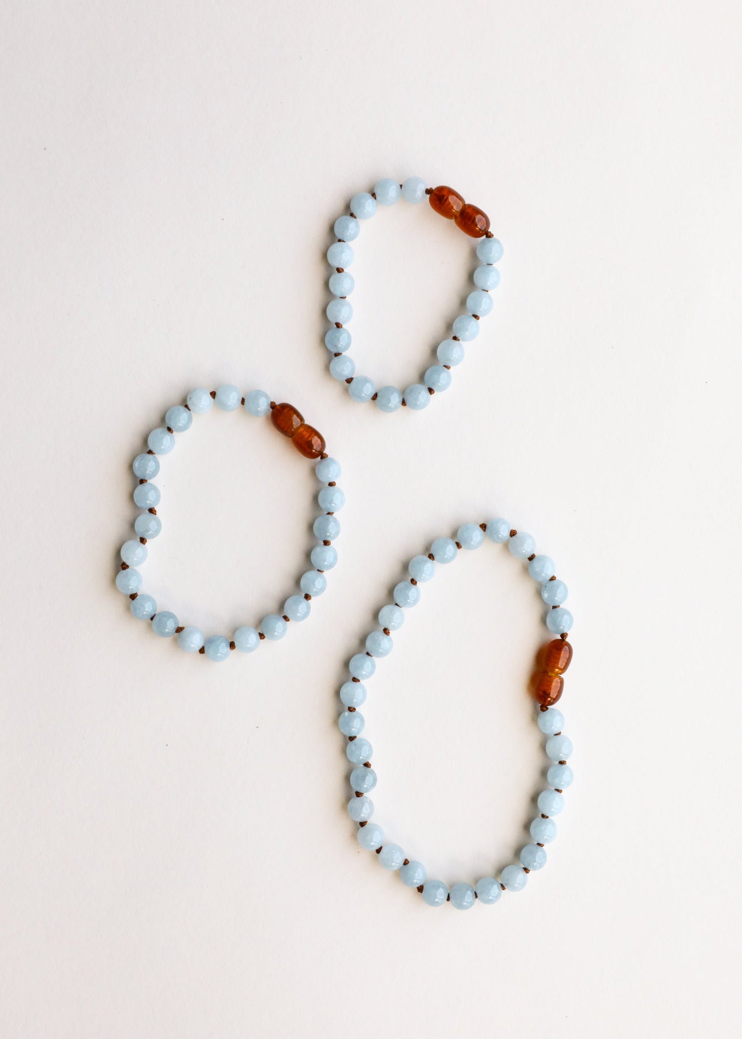 Pure Gemstone + Aquamarine|| Anklet or Bracelet by CanyonLeaf