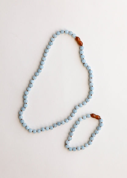 Pure Gemstone + Aquamarine || Necklace by CanyonLeaf