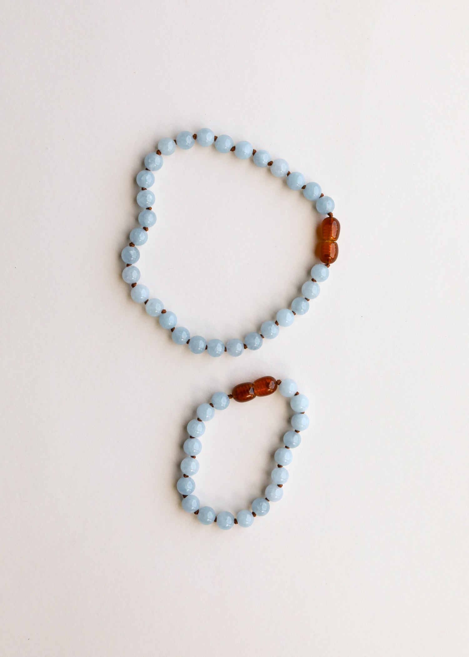 Pure Gemstone + Aquamarine|| Anklet or Bracelet by CanyonLeaf