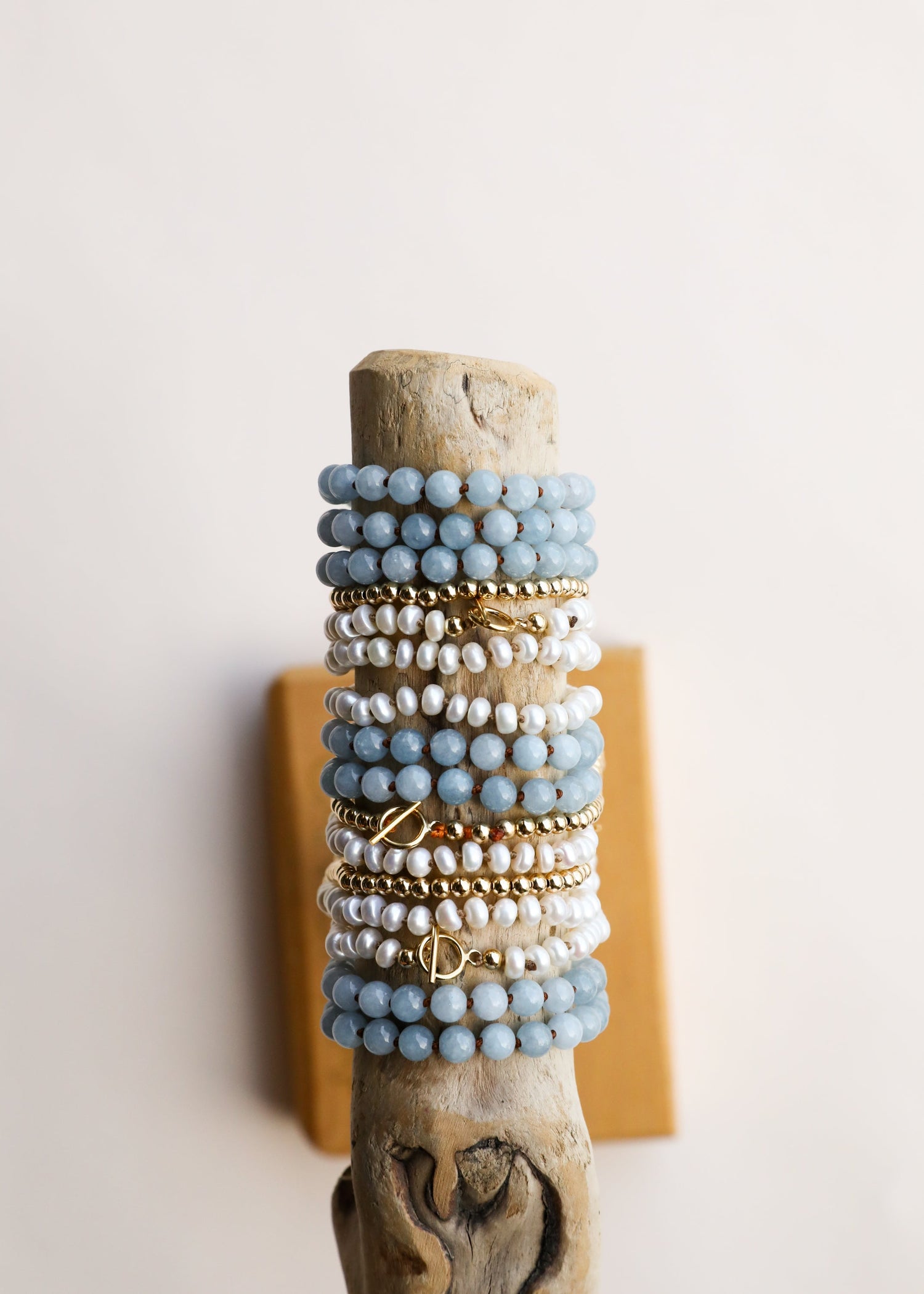 Pure Gemstone + Aquamarine|| Anklet or Bracelet by CanyonLeaf