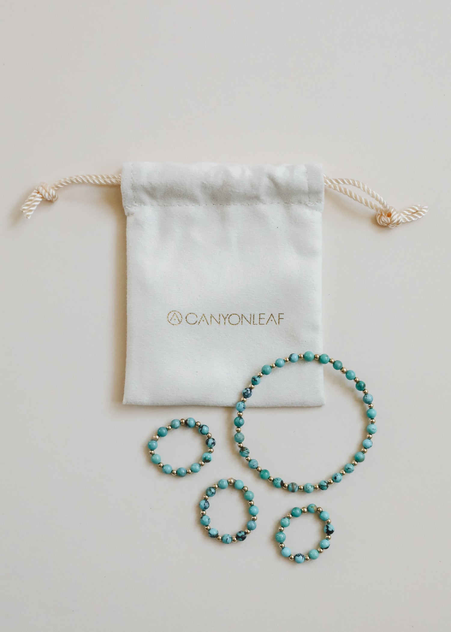 Natural Turquoise + 14k Gold Filled Sun || Stretch Ring by CanyonLeaf