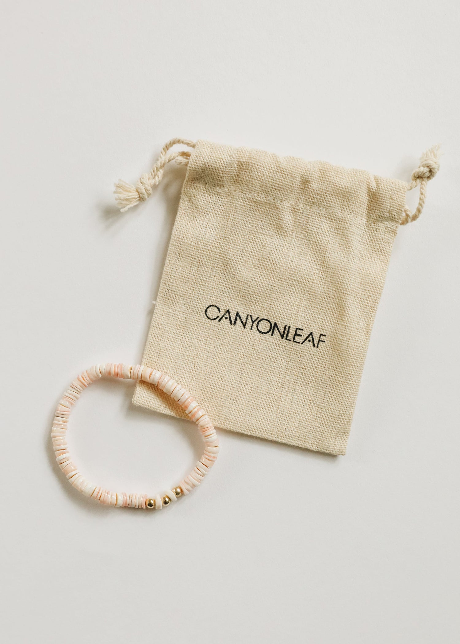 Pure Sea Shell + 14k Gold Filled || Stretch Anklet or Bracelet by CanyonLeaf