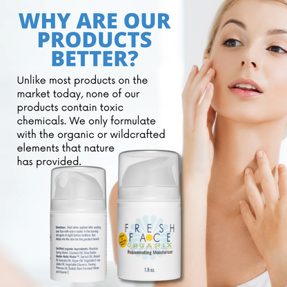42 - Fresh Face Organix Rejuvenating Facial Moisturizer by COLEHERBALS LLC