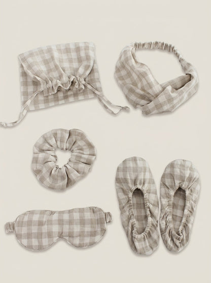 Linen Sleep and Travel Comfort Set by LINTICO