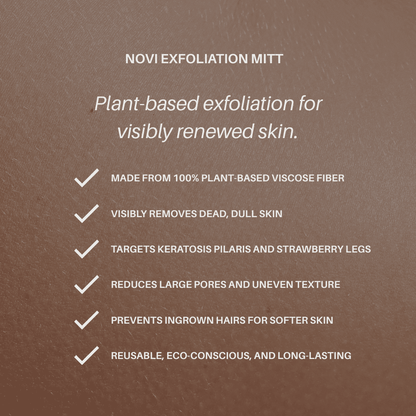 Novi (Plant-Based Exfoliation Mitt) by BRONZE BOSS LLC