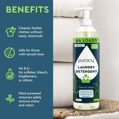 Puracy Natural Laundry Detergent by Wearever Incontinence