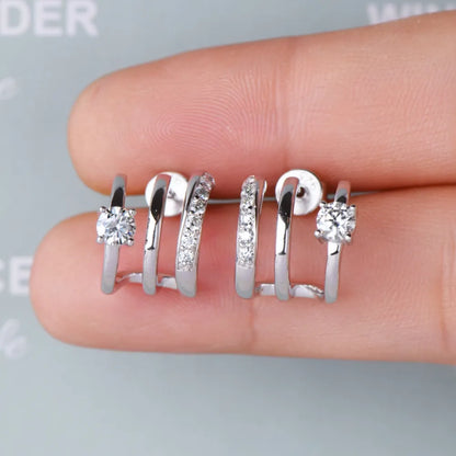 Sparkala™ 925 Sterling Silver Earrings by Sparkala