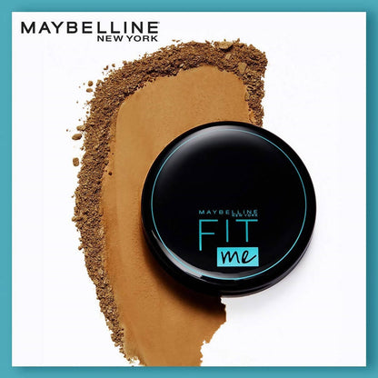 Maybelline New York Fit Me 12Hr Oil Control Compact, 330 Toffee (8 Gm) by Dista