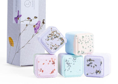 Mixed scents Shower Steamers Gift Set - 5 Big Fizzies, Cheer Up Package by Lizush