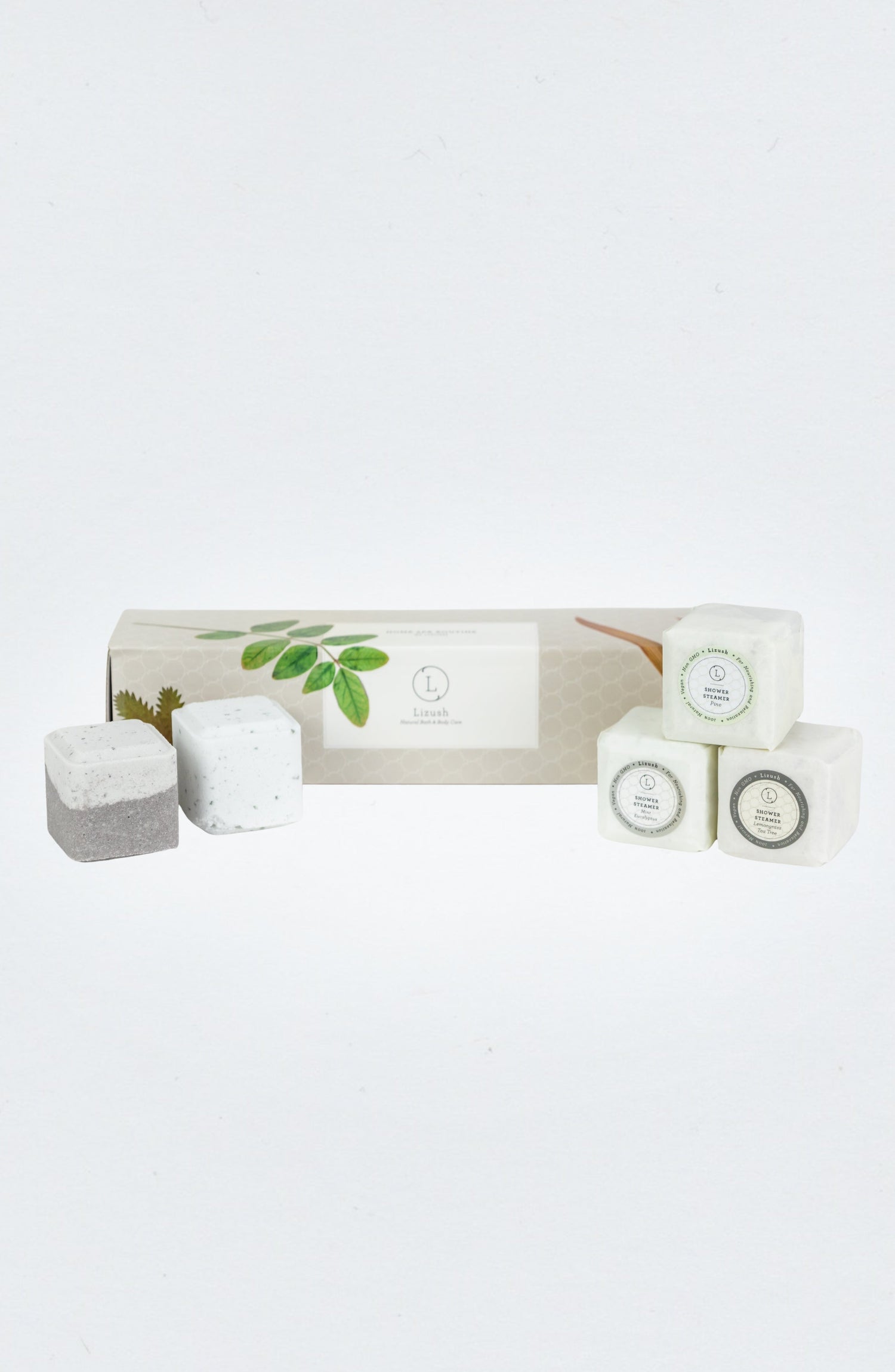 Earthy Shower Steamer, Refreshing Gift Box for Men and Women, Set of 5 Shower Steamers by Lizush