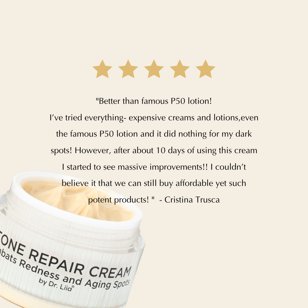 Brightening Vitamin C &amp; Tone Repair Cream Set – Vegan, Gluten-Free Dark Spot &amp; Hyperpigmentation Duo by EpiLynx